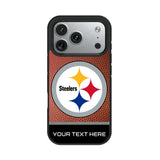 Pittsburgh Steelers Personalized Football Bump Phone Case for Apple iPhone