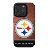 Pittsburgh Steelers Personalized Football Bump Phone Case for Apple iPhone