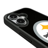 Pittsburgh Steelers Personalized Stripe Bump Phone Case for Apple iPhone
