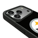 Pittsburgh Steelers Personalized Stripe Bump Phone Case for Apple iPhone
