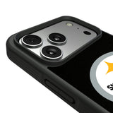 Pittsburgh Steelers Personalized Stripe Bump Phone Case for Apple iPhone