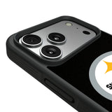 Pittsburgh Steelers Personalized Stripe Bump Phone Case for Apple iPhone