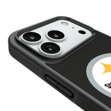 Pittsburgh Steelers Personalized Stripe Bump Phone Case for Apple iPhone