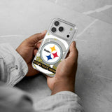 Pittsburgh Steelers Personalized Tilt Glitter Phone Case for Apple iPhone 17 Series