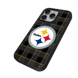Pittsburgh Steelers Plaid MagSafe Compatible Phone Case for Apple iPhone