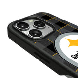 Pittsburgh Steelers Plaid MagSafe Compatible Phone Case for Apple iPhone