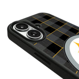 Pittsburgh Steelers Plaid MagSafe Compatible Phone Case for Apple iPhone