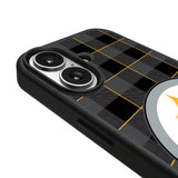 Pittsburgh Steelers Plaid MagSafe Compatible Phone Case for Apple iPhone