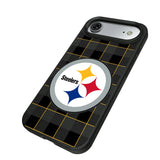 Pittsburgh Steelers Plaid MagSafe Compatible Phone Case for Apple iPhone