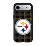Pittsburgh Steelers Plaid MagSafe Compatible Phone Case for Apple iPhone