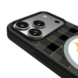 Pittsburgh Steelers Plaid MagSafe Compatible Phone Case for Apple iPhone