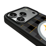 Pittsburgh Steelers Plaid MagSafe Compatible Phone Case for Apple iPhone