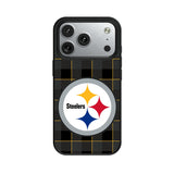 Pittsburgh Steelers Plaid MagSafe Compatible Phone Case for Apple iPhone