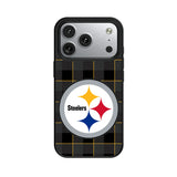 Pittsburgh Steelers Plaid MagSafe Compatible Phone Case for Apple iPhone