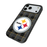 Pittsburgh Steelers Plaid MagSafe Compatible Phone Case for Apple iPhone