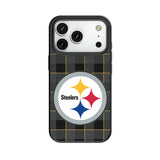 Pittsburgh Steelers Plaid MagSafe Compatible Phone Case for Apple iPhone