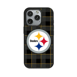 Pittsburgh Steelers Plaid MagSafe Compatible Phone Case for Apple iPhone