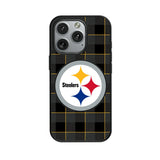 Pittsburgh Steelers Plaid MagSafe Compatible Phone Case for Apple iPhone