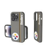 Pittsburgh Steelers Sidebar Soft Touch Phone Case for Apple iPhone