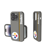 Pittsburgh Steelers Sidebar Soft Touch Phone Case for Apple iPhone