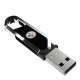 Pittsburgh Steelers Solid USB 64GB Clip Style Flash Drive