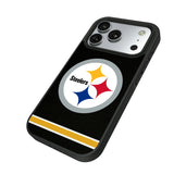Pittsburgh Steelers Stripe Bump Phone Case for Apple iPhone