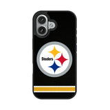 Pittsburgh Steelers Stripe Bump Phone Case for Apple iPhone