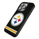 Pittsburgh Steelers Stripe Bump Phone Case for Apple iPhone