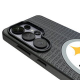 Pittsburgh Steelers Text Backdrop MagSafe Compatible Phone Case for Samsung Galaxy 26 Series