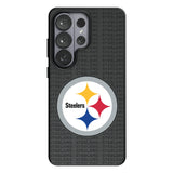Pittsburgh Steelers Text Backdrop MagSafe Compatible Phone Case for Samsung Galaxy 26 Series