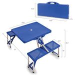 Penn State Nittany Lions Football Field - Picnic Table Portable Folding Table with Seats