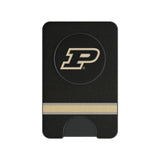 Purdue University Boilermakers Stripe PopSockets MagSafe-Compatible PopWallet+