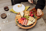 Los Angeles Chargers - Insignia Acacia and Slate Serving Board with Cheese Tools