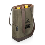 Cleveland Browns - 2 Bottle Insulated Wine Cooler Bag