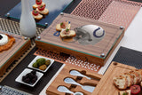 Indianapolis Colts - Concerto Glass Top Cheese Cutting Board & Tools Set