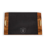 Las Vegas Raiders - Covina Acacia and Slate Serving Tray