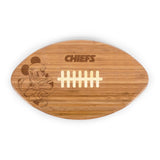 Kansas City Chiefs Mickey Mouse - Touchdown! Football Cutting Board & Serving Tray