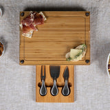 Green Bay Packers - Concerto Glass Top Cheese Cutting Board & Tools Set