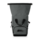 Seattle Seahawks - On The Go Roll-Top Backpack Cooler