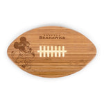 Seattle Seahawks Mickey Mouse - Touchdown! Football Cutting Board & Serving Tray