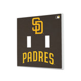 San Diego Padres Solid Hidden-Screw Light Switch Plate