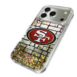 San Francisco 49ers Brick Glitter Phone Case for Apple iPhone 17 Series