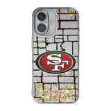 San Francisco 49ers Brick Glitter Phone Case for Apple iPhone