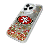 San Francisco 49ers Confetti Glitter Phone Case for Apple iPhone