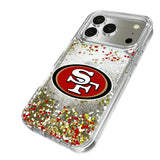 San Francisco 49ers Confetti Glitter Phone Case for Apple iPhone