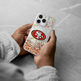 San Francisco 49ers Confetti Glitter Phone Case for Apple iPhone