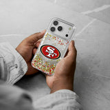 San Francisco 49ers Confetti Glitter Phone Case for Apple iPhone