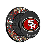 San Francisco 49ers Confetti PopSockets Magnetic Phone Grip and Stand