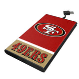 San Francisco 49ers Endzone Solid 5000mAh Flat Powerbank