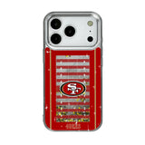 San Francisco 49ers Field Glitter Phone Case for Apple iPhone